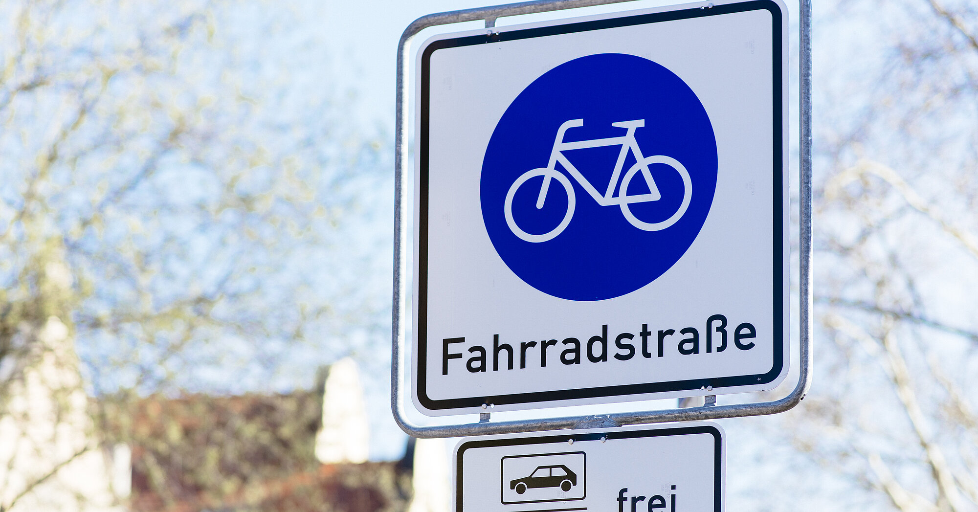 Fahrradschilder beachten