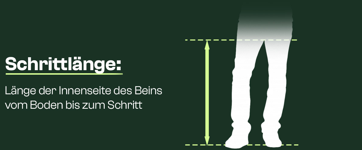 Anleitung zur Messung der Schrittlänge für die Fahrrad-Rahmengröße
